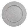 Assiette de présentation Colorama de Noël D33cm paillettes argent - Assiette à prix grossiste Assiette de présentation Colorama de Noël D33cm paillettes argent - Assiette à prix grossiste