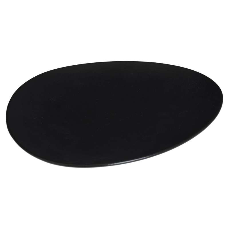 Assiette plate Galet D28cm en porcelaine à prix grossiste - Assiette à prix de gros