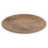Assiette “Mood” D26cm en faïence effet bois - Assiette à prix de gros Assiette “Mood” D26cm en faïence effet bois - Assiette à prix de gros