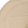 Set de table tressé D38cm beige clair - set de table à prix grossiste Set de table tressé D38cm beige clair - set de table à prix grossiste