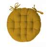Galette de chaise ronde en coton - Chaise longue à prix grossiste Galette de chaise ronde en coton - Chaise longue à prix grossiste