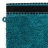 Lot de 2 gants de toilette Joia bleu canard 15x21cm - Gant de toilette à prix de gros