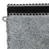 Lot de 2 gants de toilette Joia gris ardoise 15x21cm - Gant de toilette à prix de gros