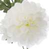 Tige de dahlia 3 fleurs H62cm - fleur artificielle à prix grossiste