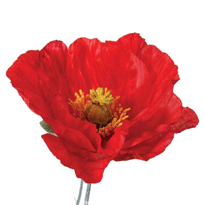 Coquelicot artificiel H70cm - fleur artificielle à prix grossiste Coquelicot artificiel H70cm - fleur artificielle à prix grossiste
