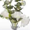 Composition artificielle d'eucalyptus H39cm - fleur artificielle à prix de gros