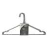 Lot de 25 cintres en métal L40,5cm - Inox - Cintre à prix de gros
