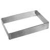 Moule extensible rectangulaire en inox - Moule de cuisine à prix grossiste