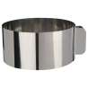 Moule à manqué extensible D30cm en acier inox - Moule de cuisine à prix grossiste