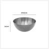 Saladier D13cm en inox - Saladier à prix grossiste Saladier D13cm en inox - Saladier à prix grossiste