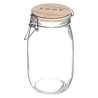Bocal verre couvercle pin Wording 1,5L - Bocal à prix grossiste