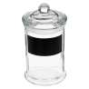 Bocal transparent H15cm en verre - bonbonnière à prix de gros Bocal transparent H15cm en verre - bonbonnière à prix de gros