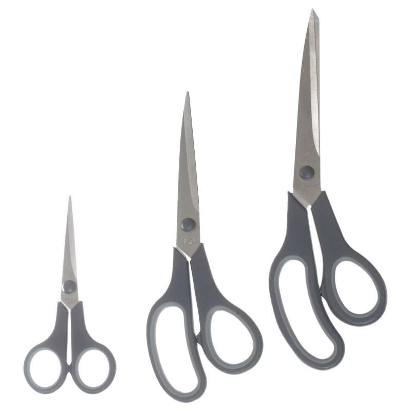 Set de 3 ciseaux multi-usage en inox à prix de gros - Paire de ciseaux à prix grossiste