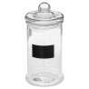 Bonbonnière en verre avec ardoise 1,6L - bonbonnière à prix grossiste