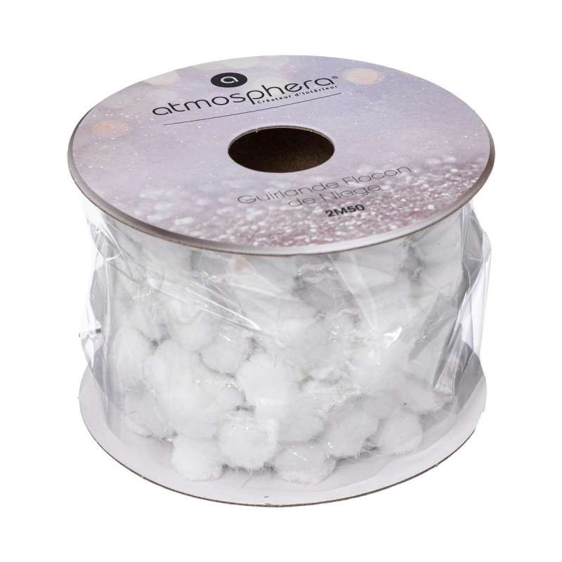 Guirlande de Noël Mini Boule Coton - guirlande de Noël à prix de gros