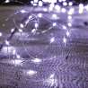 Guirlande lumineuse extérieur 10m blanc froid 100 LED transfo - guirlande électrique à prix grossiste