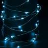 Guirlande lumineuse intérieur 10m bleu 100 LED à piles - guirlande électrique à prix de gros