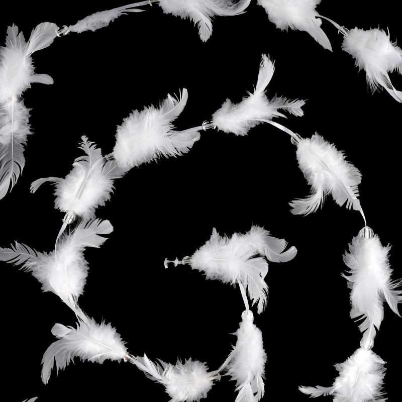 Guirlande de Noël Bouquet de Plume - guirlande de Noël à prix de gros