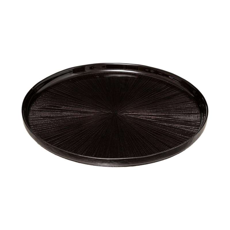 Assiette dessert Astra D21cm noir à prix de gros - Assiette à prix grossiste