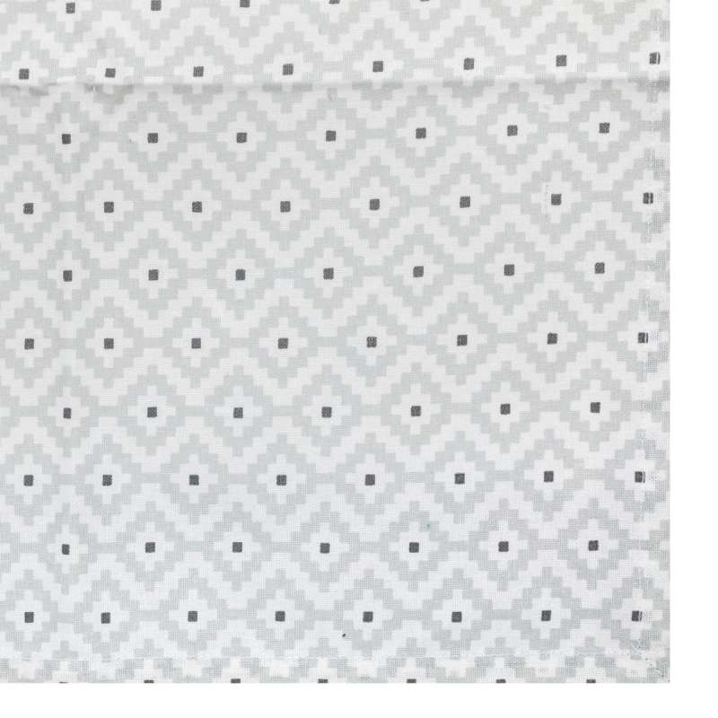 Lot de 4 serviettes de table Etnik gris 40x40cm - Serviettes de table à prix de gros