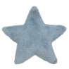 Coussin enfant étoile en fourrure bleu 39x39cm - Coussin à prix grossiste