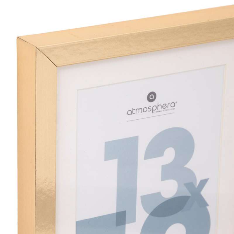 Cadre photo Manu doré 13x18cm à prix de gros - Cadre photo à prix grossiste