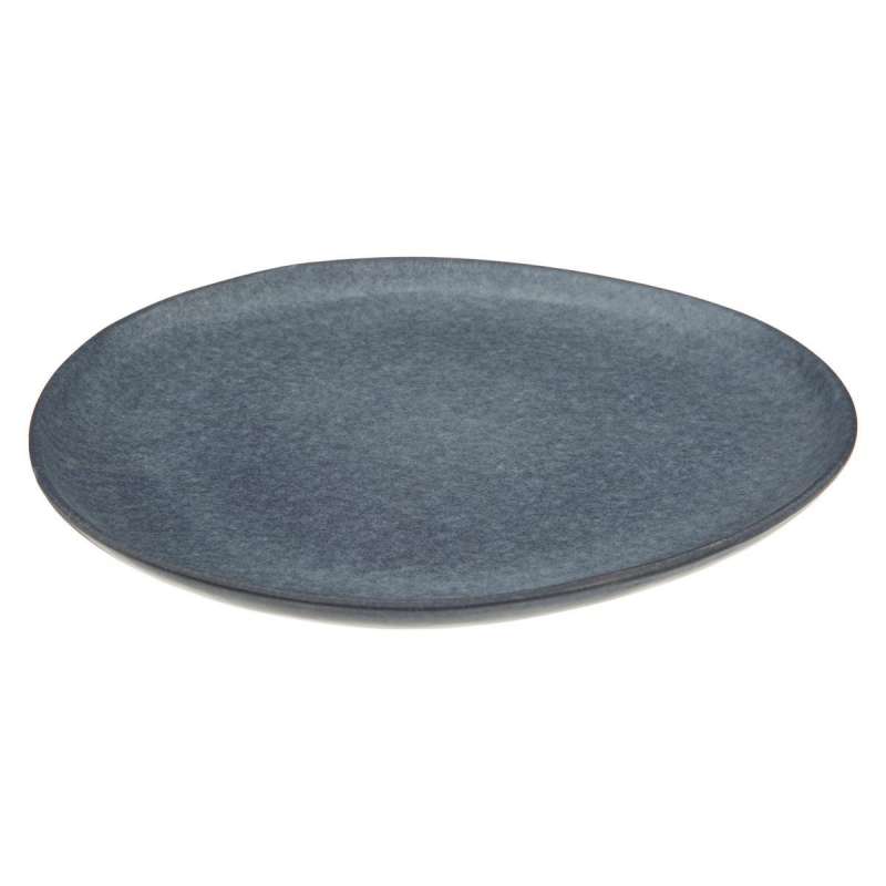 Assiette plate Spring Water D27cm bleu à prix grossiste - Assiette à prix de gros