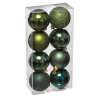 Boules de Noël Colorama de Noël vert lot de 8 D7cm - Boule de Noël à prix de gros Boules de Noël Colorama de Noël vert lot de 8 D7cm - Boule de Noël à prix de gros