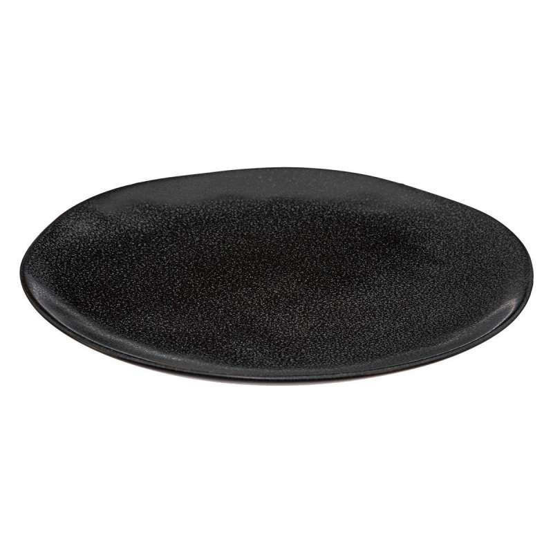 Assiette plate Ysee D27cm noir à prix de gros - Assiette à prix grossiste