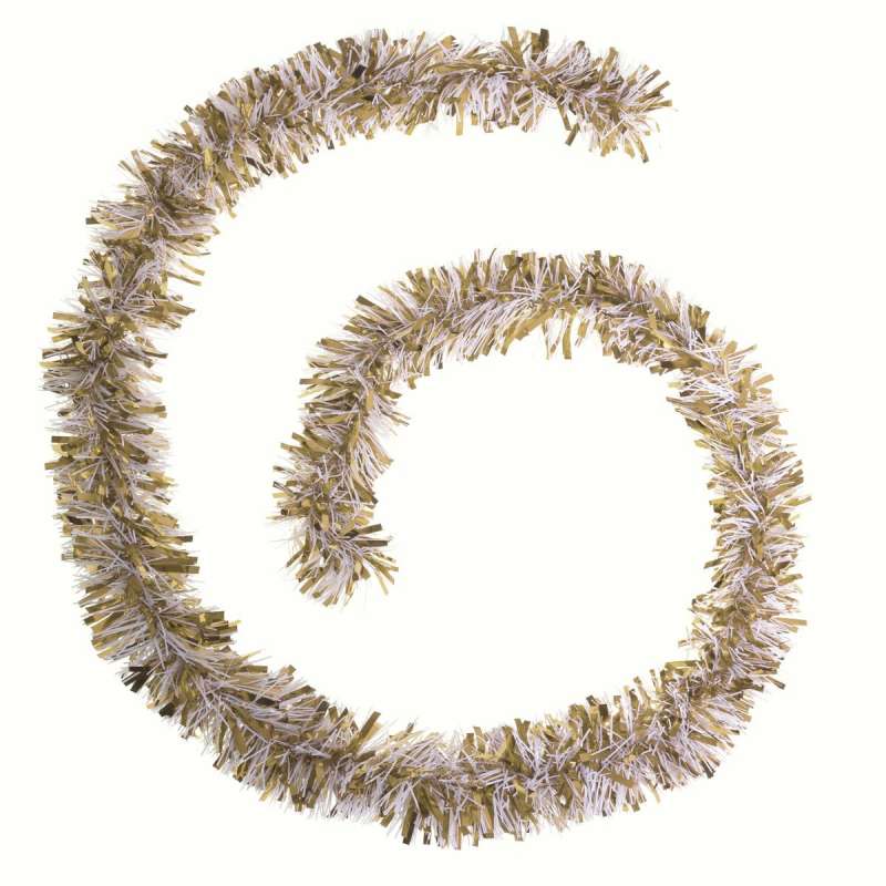 Guirlande de Noël Doré Blanc à prix de gros - guirlande de Noël à prix grossiste