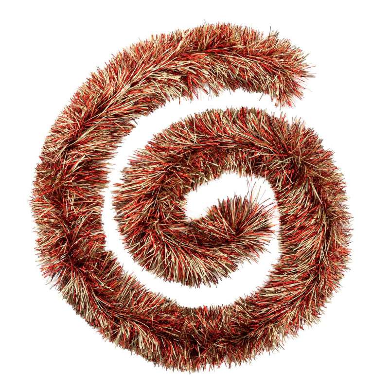 Guirlande de Noël BOA 150x8x2m blanc froid delice - Rouge / doré - guirlande de Noël à prix de gros