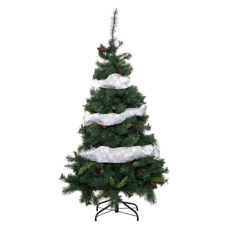 Guirlande de Noël Ruban Flocons 12 cm x 5 m à prix grossiste - guirlande de Noël à prix de gros