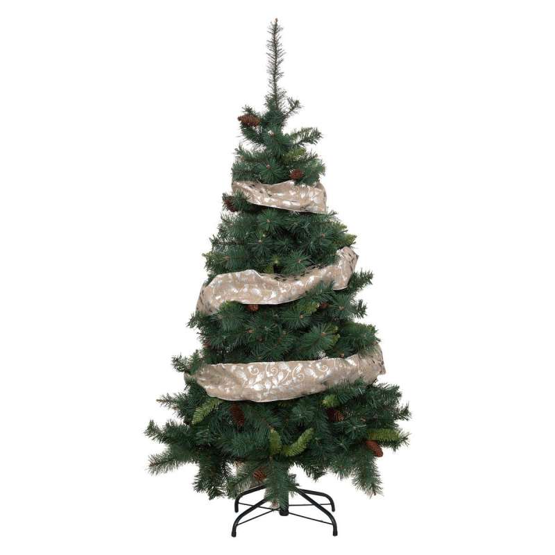 Guirlande de Noël Ruban Houx 12 cm x 5 m à prix de gros - guirlande de Noël à prix grossiste