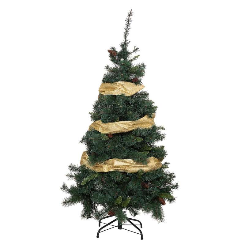 Guirlande de Noël ruban 12cmx5m doré - guirlande de Noël à prix de gros