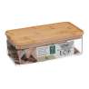 Boîte de conservation rectangulaire couvercle bambou Eske 1L - boîte de conservation à prix de gros