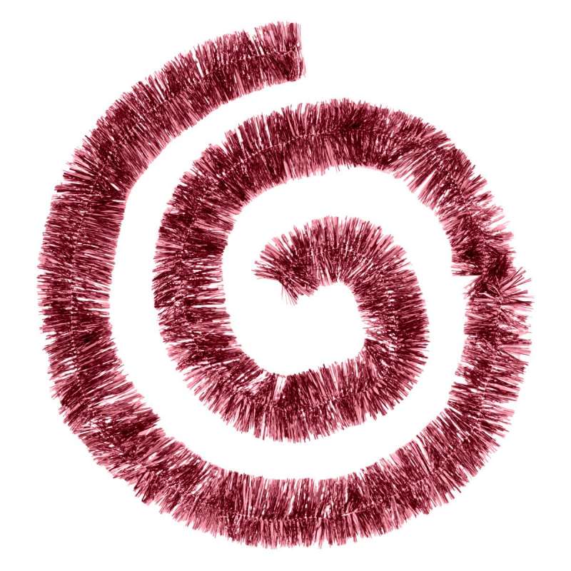 Guirlande de noël large bord festonné new orléans 75x4x2m - Rose - guirlande de Noël à prix de gros