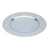 Assiette de présentation Colorama de Noël D33cm motif flocon argent - Assiette à prix de gros Assiette de présentation Colorama de Noël D33cm motif flocon argent - Assiette à prix de gros