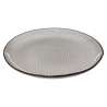 Assiette plate Sarah D27cm gris - Assiette à prix grossiste Assiette plate Sarah D27cm gris - Assiette à prix grossiste