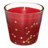 Bougie Photophore Paillettes Rouge 190g en verre - Bougie à prix de gros Bougie Photophore Paillettes Rouge 190g en verre - Bougie à prix de gros