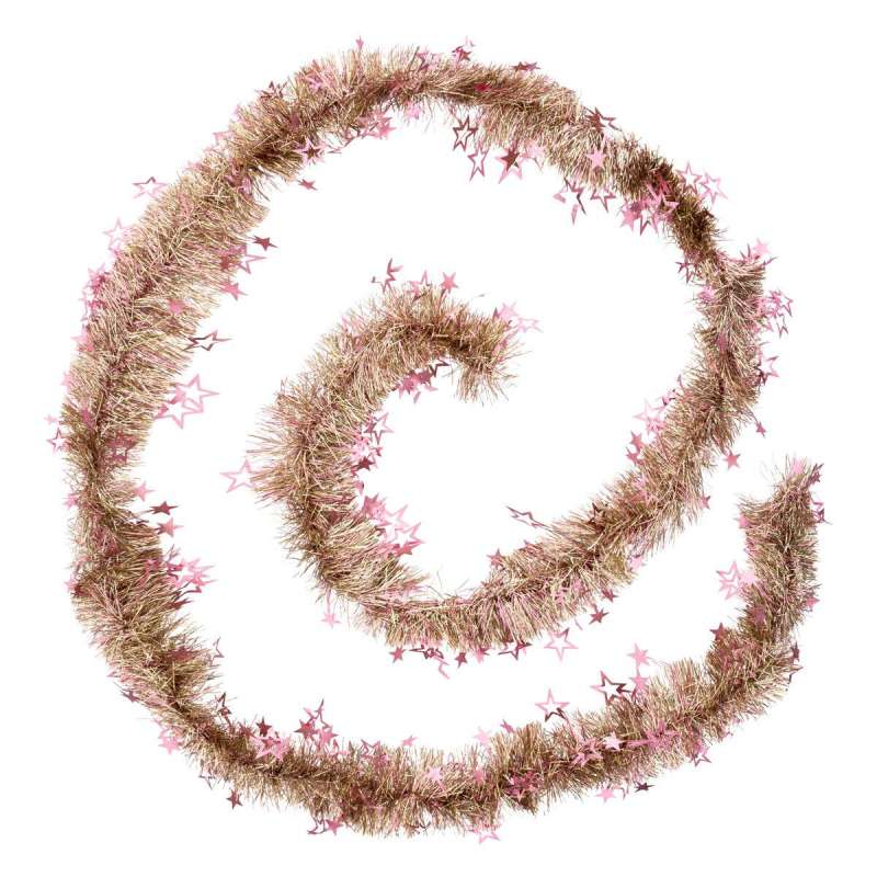 Guirlande de noël étoiles embossées new orleans 125x6x3m à prix grossiste - guirlande de Noël à prix de gros