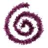 Guirlande de noël pastille embossée cassis 100x4x2m - guirlande de Noël à prix de gros