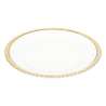 Assiette de présentation Ballet enchanté D32cm bord billes dorées - Assiette à prix grossiste