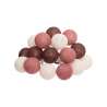 Guirlande Led pile 16 boules Dune D3,5cm - guirlande électrique à prix de gros