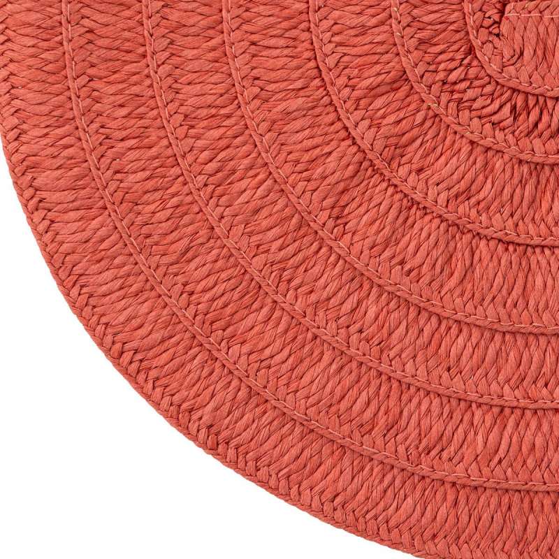 Set de table Olivia rouge D38cm - set de table à prix grossiste
