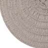 Set de table Olivia gris clair D38cm - set de table à prix grossiste