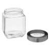 Bocal verre couvercle contour acier Miro 1,2L - Bocal à prix de gros
