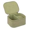 Boîte à bijoux Enya vert 11x9cm - écrin à bijoux à prix de gros Boîte à bijoux Enya vert 11x9cm - écrin à bijoux à prix de gros