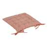 Galette de chaise Otto rose terracotta 38x38cm - Chaise longue à prix de gros Galette de chaise Otto rose terracotta 38x38cm - Chaise longue à prix de gros