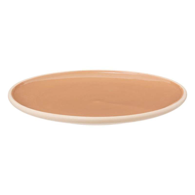 Assiette plate Asma D27cm terracotta - Assiette à prix de gros