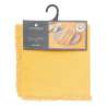 Lot de 2 serviettes de table Maha jaune moutarde 40x40cm - Serviettes de table à prix grossiste Lot de 2 serviettes de table Maha jaune moutarde 40x40cm - Serviettes de table à prix grossiste